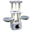 Когтеточка-комплекс 40х40х108 см, серый