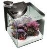 Аквариум Newa More reef NMO 30R Daylight LED, 28 л, с фильтром, скиммером, нагревателем и освещением рассвет-закат, черный NEW VERSION
