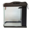 Аквариум Boyu Mini MT-508, 80 л, с фильтром, 2 LED лампы, серый