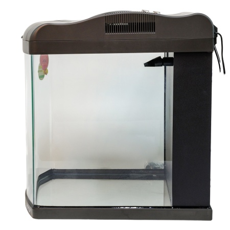 Аквариум Boyu Mini MT-508, 80 л, с фильтром, 2 LED лампы, серый