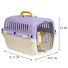 Переноска Transport 52x35x34 см для кошек и собак Pet Choice авиа стандарт, фиолетовая​