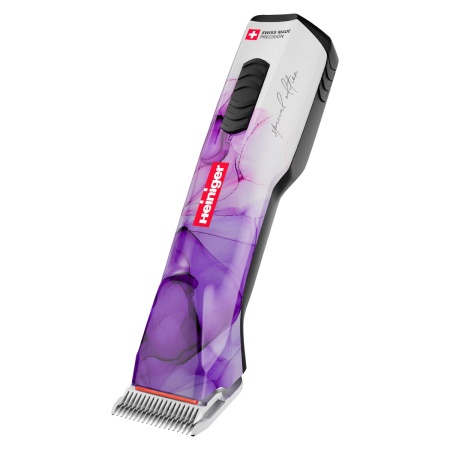 Машинка Heiniger Opal Special Edition для стрижки собак, лошадей, коров с 2-я аккумуляторами и лезвием #10 1,5 мм "red line"