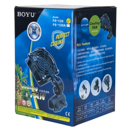 Вентилятор для аквариума Boyu FS-120 кулер охладитель