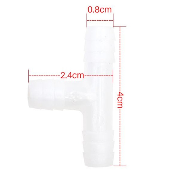 Тройник Ø 8 мм для шланга