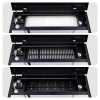 Аквариум Boyu MS-520M 45 л с сенсорным LED светильником и фильтром, черный