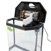 Аквариум Boyu LJ-380 25 л с системой фильтрации и освещением, черный