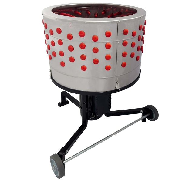 Перосъёмная машина HobbyFarm EURO PPM B для кур и бройлеров с подводом воды, 60 см