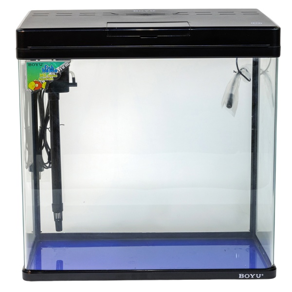 Аквариум Boyu MS-520M 45 л с сенсорным LED светильником и фильтром, черный
