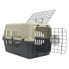 Переноска Safari Range 50х35х32 см для кошек и собак Pet Choice с металлической верхней решеткой, серый​