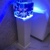 Аквариум с тумбой Newa More NMO 50W Daylight LED 45 л с фильтром, нагревателем и освещением рассвет-закат, белый NEW VERSION