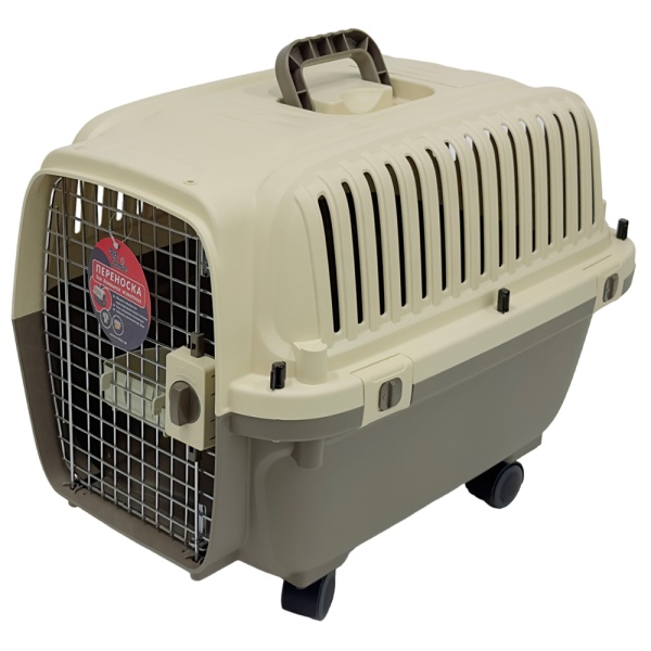 Переноска Superior Range 61х42.5х41 см для кошек и собак Pet Choice с колесиками, авиа стандарт