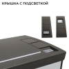 Аквариум Newa Mirabello MIR 70P Plants LEDS, 70 л, с фильтром, нагревателем и освещением рассвет-закат, серый NEW VERSION