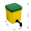 Поилка ниппельная с бачком 0,5 л 90°