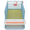 Клетка Comfortplast для перепелов mini с яйцесборником 28x61x46 см, пластиковая