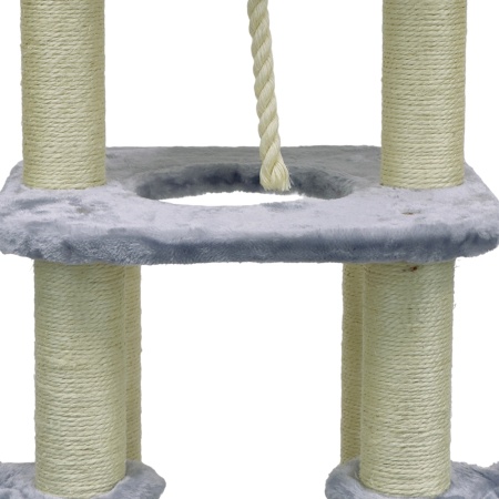 Когтеточка-комплекс 40х40х108 см, серый
