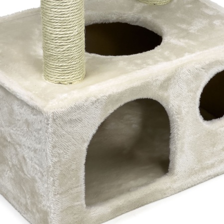 Когтеточка-комплекс 50х35х116 см, кремовый