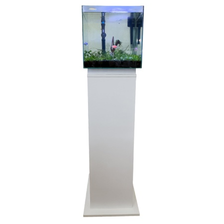 Аквариум с тумбой Newa More NMO 50W Daylight LED 45 л с фильтром, нагревателем и освещением рассвет-закат, белый NEW VERSION