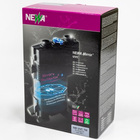 Фильтр УФ стерилизатор для аквариума Newa Mirror UVC 7W 35-50 л