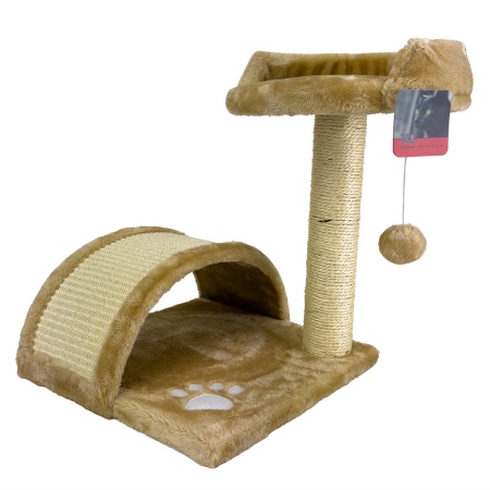 Когтеточка-комплекс 35х35х45 см, бежевый