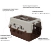 Переноска Safari Range 50х35х32 см для кошек и собак Pet Choice с металлической верхней решеткой, коричневый​