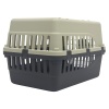 Переноска Safari Range 50х35х32 см для кошек и собак Pet Choice с металлической верхней решеткой, серый​