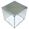 Аквариум Newa Ego LID, EL 20W, 18 л панорамный, LED освещение, белая стеклянная крышка