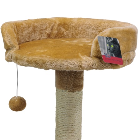 Когтеточка-комплекс 36х36х88 см, бежевый