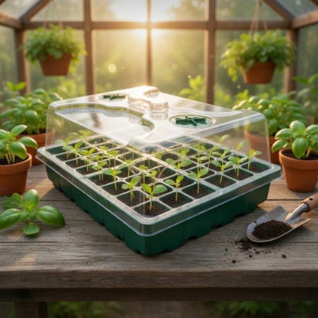 Мини парник HobbyFarm, 48 ячеек, для рассады, 20 шт.