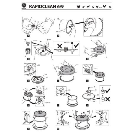 Поилка поплавковая RAPID CLEAN 6 л для цыплят