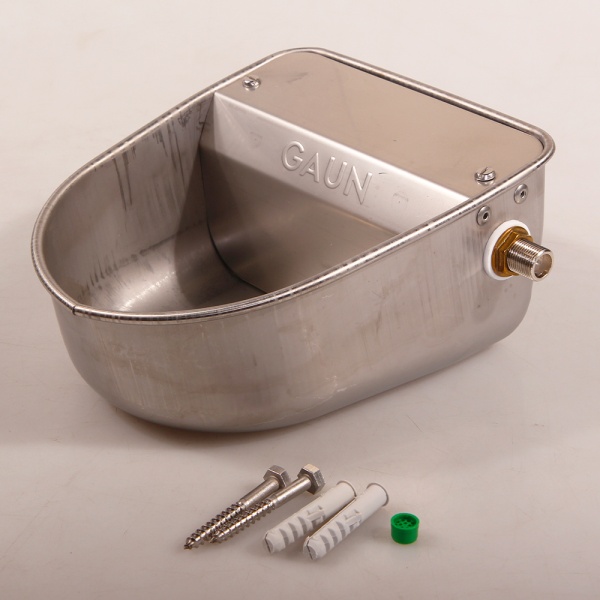 Поилка чашечная автоматическая 2,2 л, нержавеющая сталь