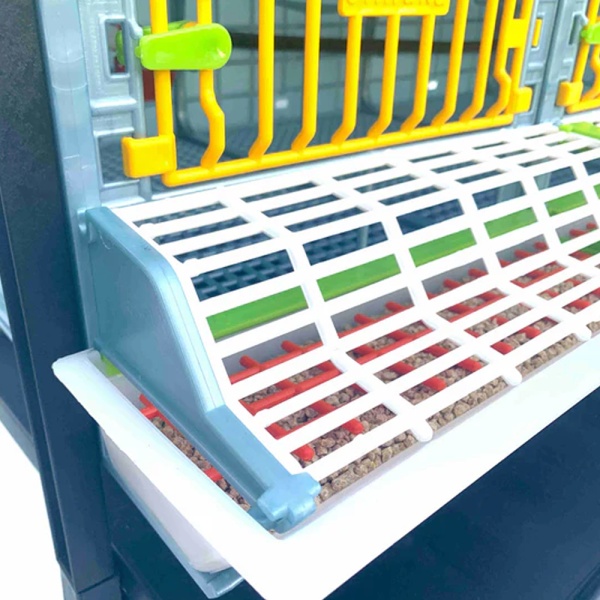 Дополнительный ярус клетки Comfortplast для перепелов без яйцесборника 98x60x59 см, пластиковый