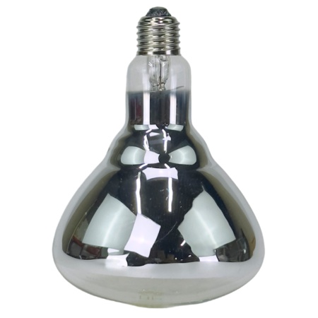 Лампа инфракрасная 175 Bт JK Lighting, E27 BR125, закаленное стекло, прозрачная, комплект 2 шт.