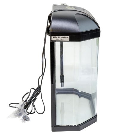 Аквариум Boyu LJ-380 25 л с системой фильтрации и освещением, черный