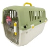 Переноска Transport 61.1x40.5x41.9 см для кошек и собак Pet Choice авиа  стандарт, зеленая​