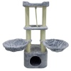 Когтеточка-комплекс 40х40х108 см, серый
