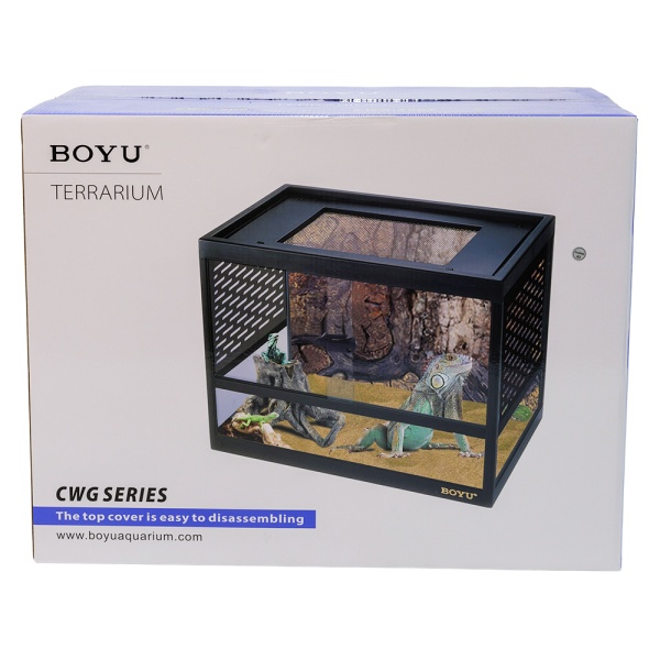 Террариум Boyu CWG-500T для рептилий и земноводных 500x300x380 мм