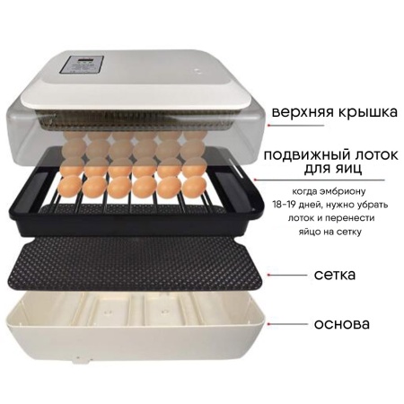 Инкубатор Janoel 24S автоматический 