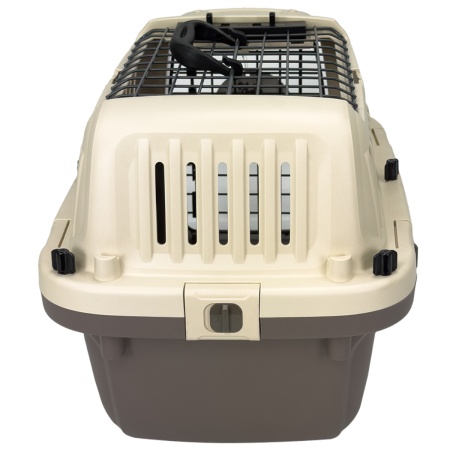 Переноска Superior Range 51х33х33 см для кошек и собак Pet Choice с креплением к ремню безопасности автомобиля и металлической верхней решеткой​