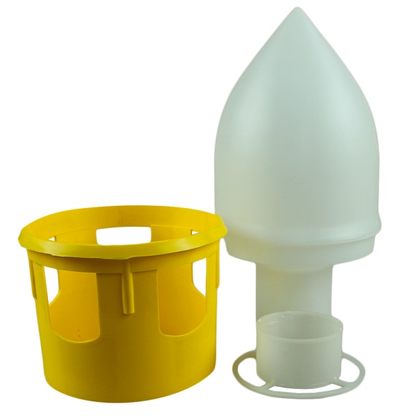 Поилка вакуумная 5 л с окошками для голубей