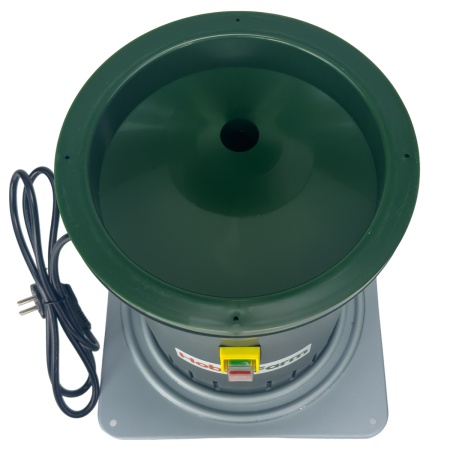 Зернодробилка HobbyFarm EM-25 COMPACT для измельчения зерна электрическая с функцией мельницы / в комплекте 2 сита