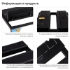 Аквариум Boyu FG-10 37 л с LED-лампой, черный