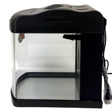 Аквариум Boyu Mini MT-408, 32 л, с фильтром, 2 LED лампы, серый