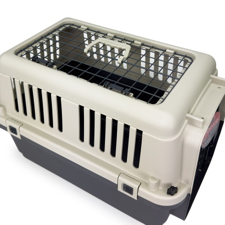 Переноска Safari Range 60х40х40 см для кошек и собак Pet Choice с металлической верхней решеткой​