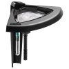 Креветочник Newa More Сaridinae NMO 20 CRNE Daylight LED 18 л с крышкой, фильтром, нагревателем, освещением рассвет-закат, черный NEW VERSION