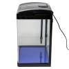 Аквариум Boyu EC-400 панорамный, 33 л, с фильтром и LED-лампой, черный​