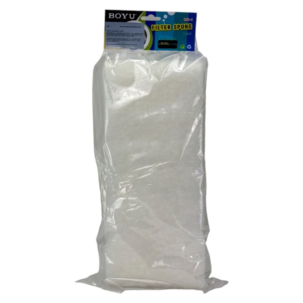 Салфетка фильтрующая Boyu HB-1 синтепон для аквариума, белая