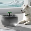 Автопоилка фонтан Petwant W7 2 л, 3 режима, с подсветкой, для кошек и собак, черная