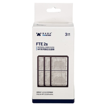Фильтрующий картридж FTE2S для аквариумов Pawgether WF 1/2/3/6, Boyu DY, 3 шт.