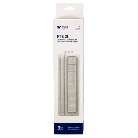 Фильтрующий картридж FTE2T для аквариумов Pawgether WF-4, WF-5, BOYU FY-10, 3 шт.