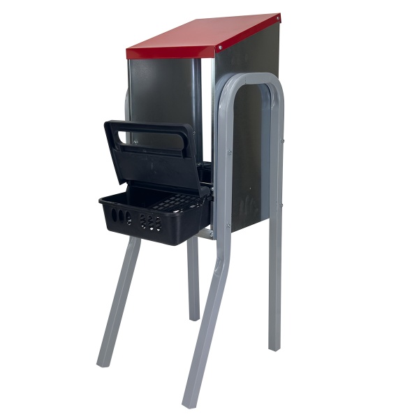 Гнездо для кур несушек 1 секция, на ножках, с яйцесборником